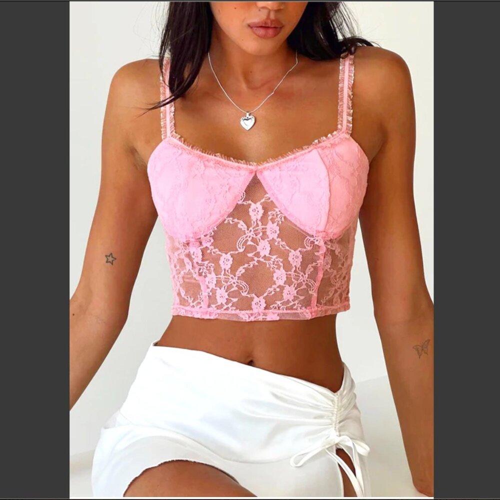 NWT Princess Polly Saleno Top Pink